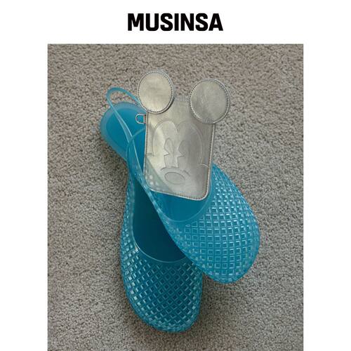 FUNFROMFUN 米奇卡片夹，银色 MUSINSA韩国直邮官方正品