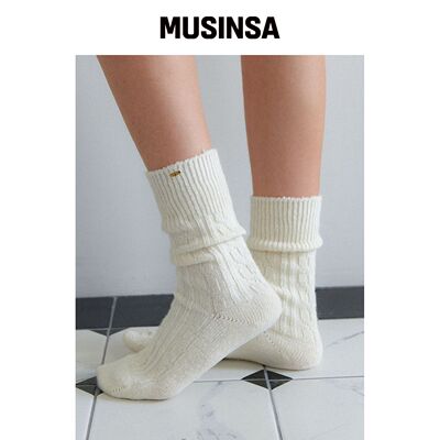 OVLA WOOL BLENDED KNIT SOCKS SO017 MUSINSA韩国官网直邮进口