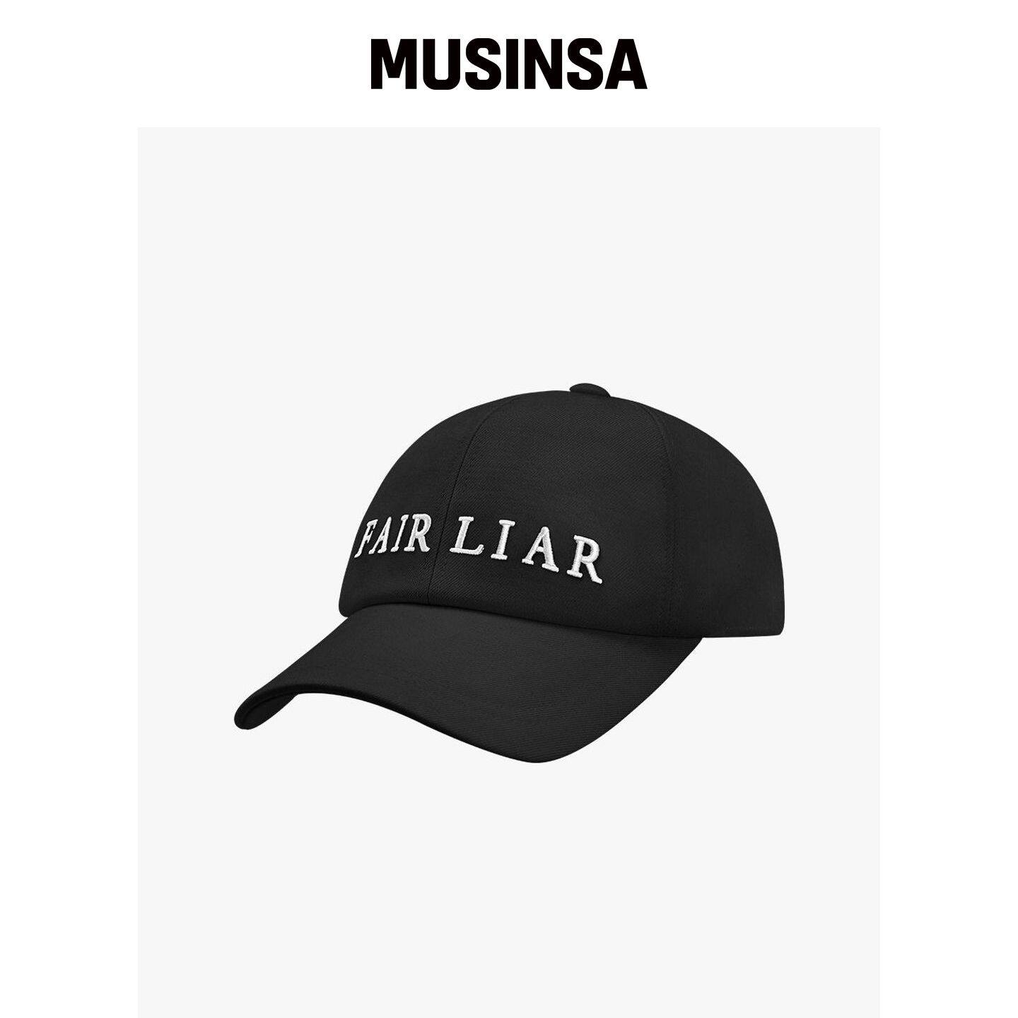 FAIRLIAR GOLF 男士刺绣logo帽子（黑色） MUSIN韩国官网直邮进口图片