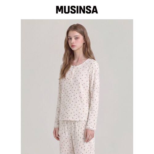 ORCITE 女款 I010 MILES 长袖居家服套装 MUSINS韩国官网直邮进口