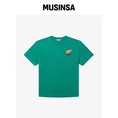 HOLUBAR 山景图案T恤（绿色） MUSINSA韩国官网直邮进口