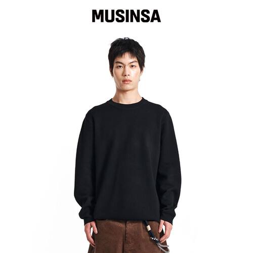 KICHUL Eclipse 可翻转针织衫（黑色） MUSINSA韩国官网直邮进口