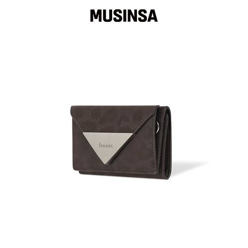 FENNEC TRIANGLE 三折钱包 - 豹纹棕色 MUSINSA韩国官网直邮进口
