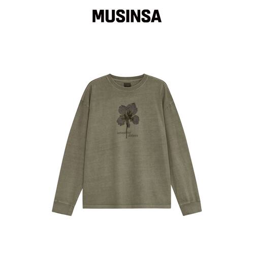 DEFGARMENTS DIY FLOWER 长袖衬衫 [米色] MUSIN韩国官网直邮进口