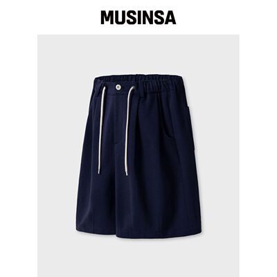 NONBLANK 泡泡半包热裤子_NAVY MUSINSA韩国官网直邮进口