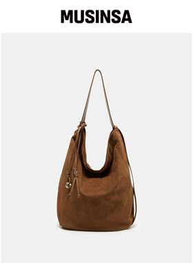 COURONNE Haru Shoulder 24 麂皮_RIBSX25644BRX韩国官网直邮进口