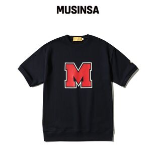 MAINBOOTH M Logo 半袖卫衣（海军蓝） MUSINSA韩国官网直邮进口