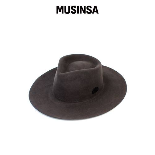 UNIVERSAL CHEMISTRY V Gray Wool Fedora 软呢韩国官网直邮进口