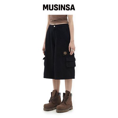 DEFGARMENTS OX. 卡其短裤 [黑色]韩国官网直邮进口MUSINSA