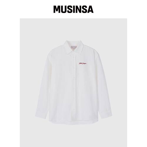 FAKE CAMPER 常规版型衬衫 [WHITE]韩国官网直邮进口MUSINSA