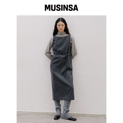 OCTETTE RUAS 针织羊毛现代连衣裙_两色 MUSINSA韩国官网直邮进口