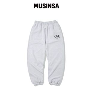 CGP CGP 阿奇logo训练裤_浅灰色 MUSINSA韩国直邮官方正品