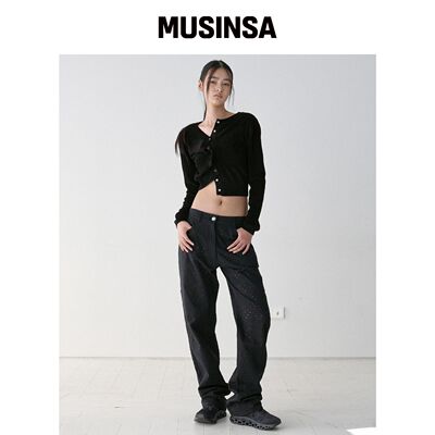 s/e/o EYELET LACE CARPENTER PANTS韩国官网直邮进口MUSINSA