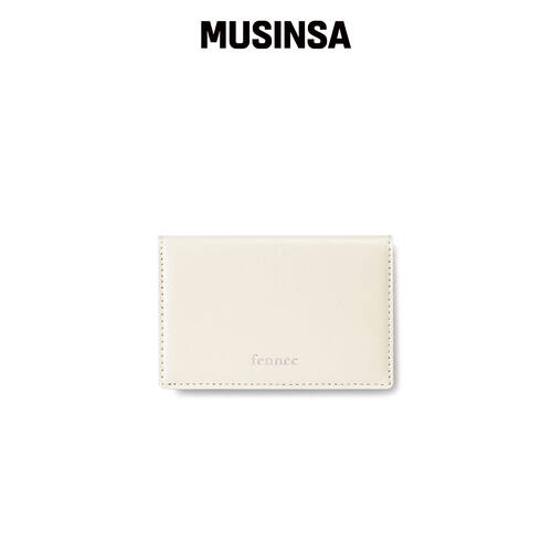 FENNEC 皱褶软卡包 - 香草 MUSINSA韩国官网直邮进口