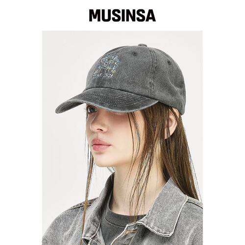 THE GREATEST Pure Joy 帽子 深灰色 MUSINSA韩国直邮官方正品