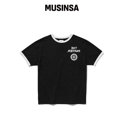PUNCH DRUNK PARTIES Partier Ringer Tee (黑色韩国官网直邮进口