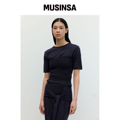 RRACE Ridge Scashi 胸衣_海军蓝韩国官网直邮进口MUSINSA