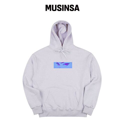 CREAM SODA LAB DIYS BOX LOGO 连帽卫衣 浅灰蓝韩国官网直邮进口