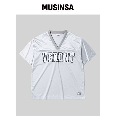 VERDNT Burden 网眼橄榄球运动衫 [灰色] MUSINS韩国官网直邮进口