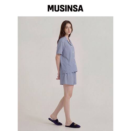 ORCITE 女性休闲短袖睡衣套装家居服 MUSINSA韩国官网直邮进口