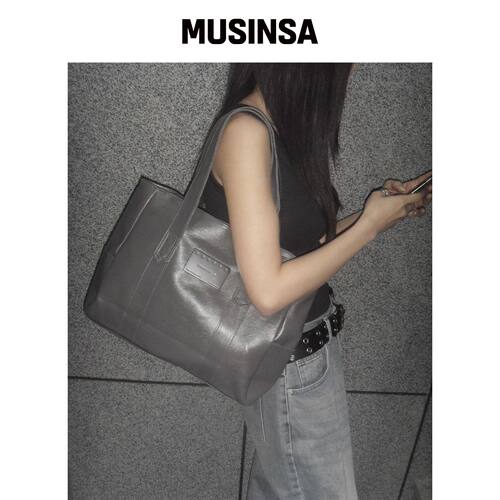 CHICKS 现代实用灰色手提包 MUSINSA韩国直邮官方正品