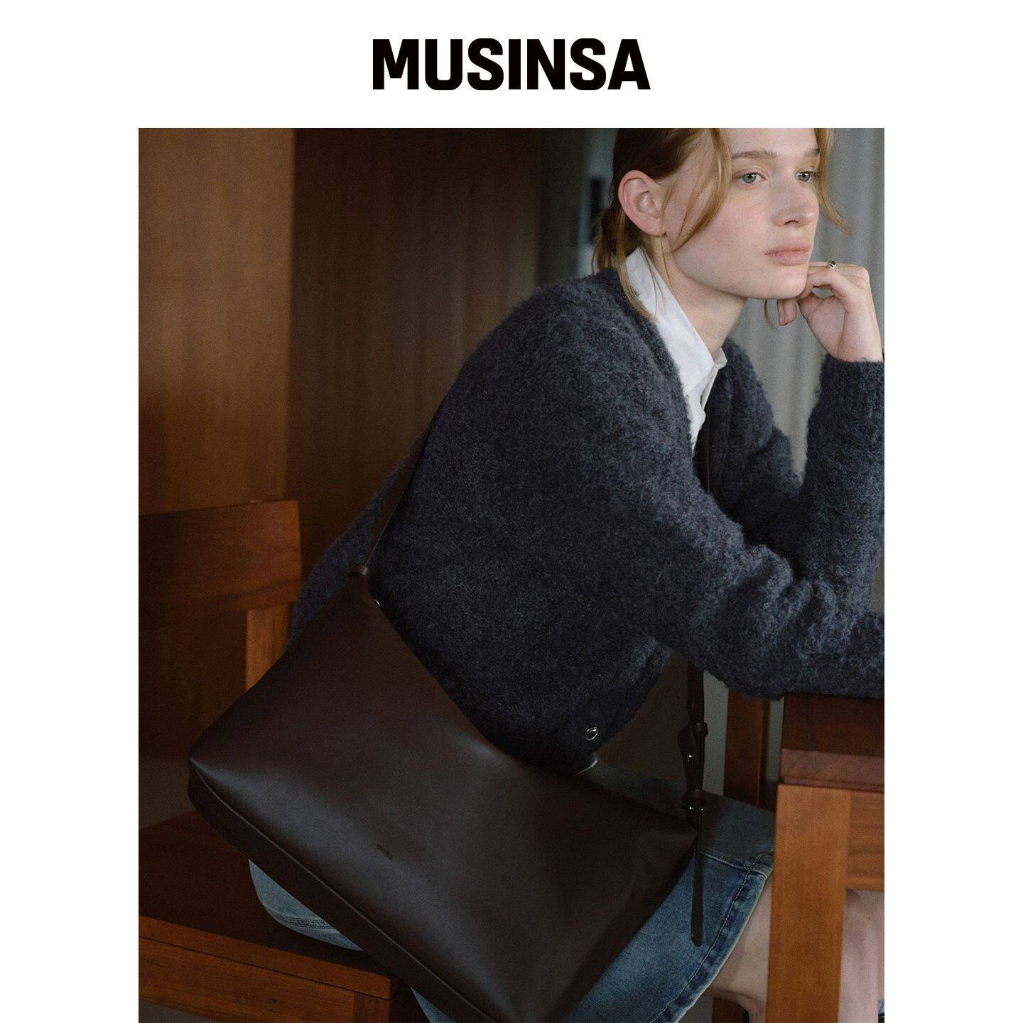 OVHEE KARVEN 斜挎包 Carven Cross Bag_深棕色 韩国官网直邮进口