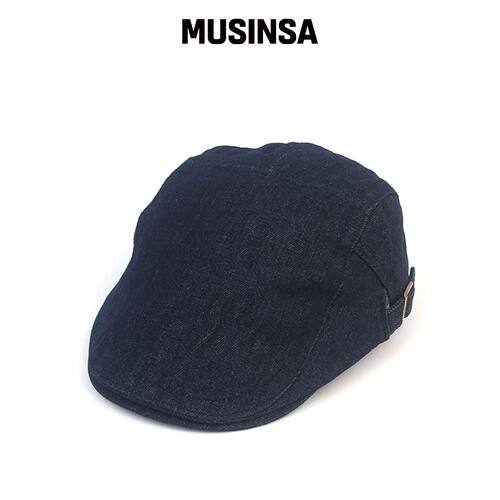 UNIVERSAL CHEMISTRY 洗水深色牛仔侧带猎帽 MUS韩国官网直邮进口