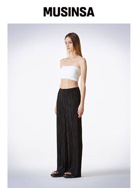 HAUS072C SQUASH PANTS 黑色韩国官网直邮进口MUSINSA