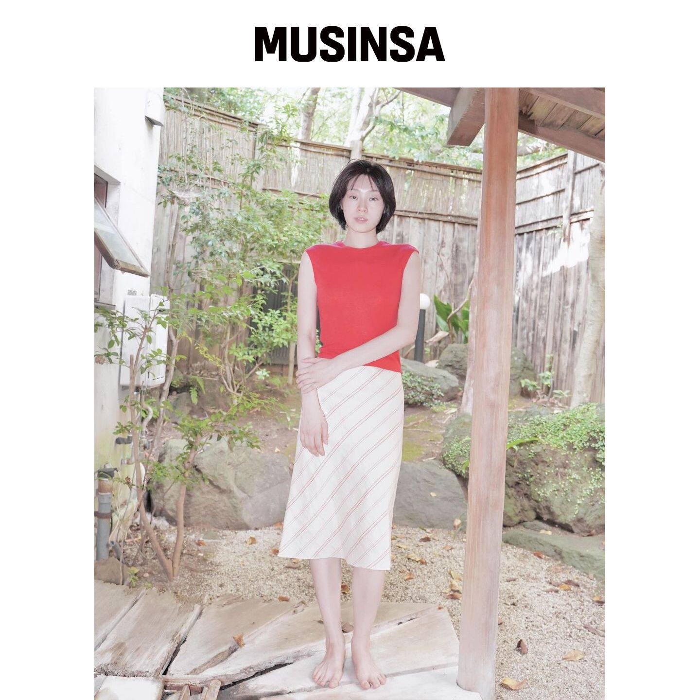 NUUANU Koya 裙子_婴儿色 MUSINSA韩国官网直邮进口