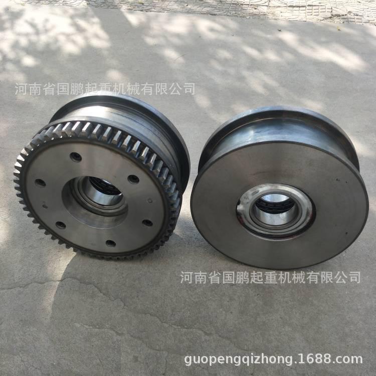 起重机行车端梁驱动LD轮龙门吊轨道行走轮电动单梁主被动400LD轮