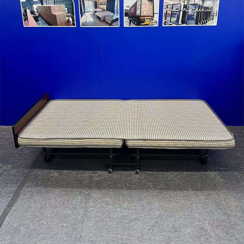酒店加床折叠床宾馆便捷可移动海绵床单人折叠床客房用折叠床家用