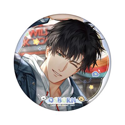 【正版】光与夜之恋双闪吧唧 亚克力摆件 双闪色纸 首饰架 萧逸
