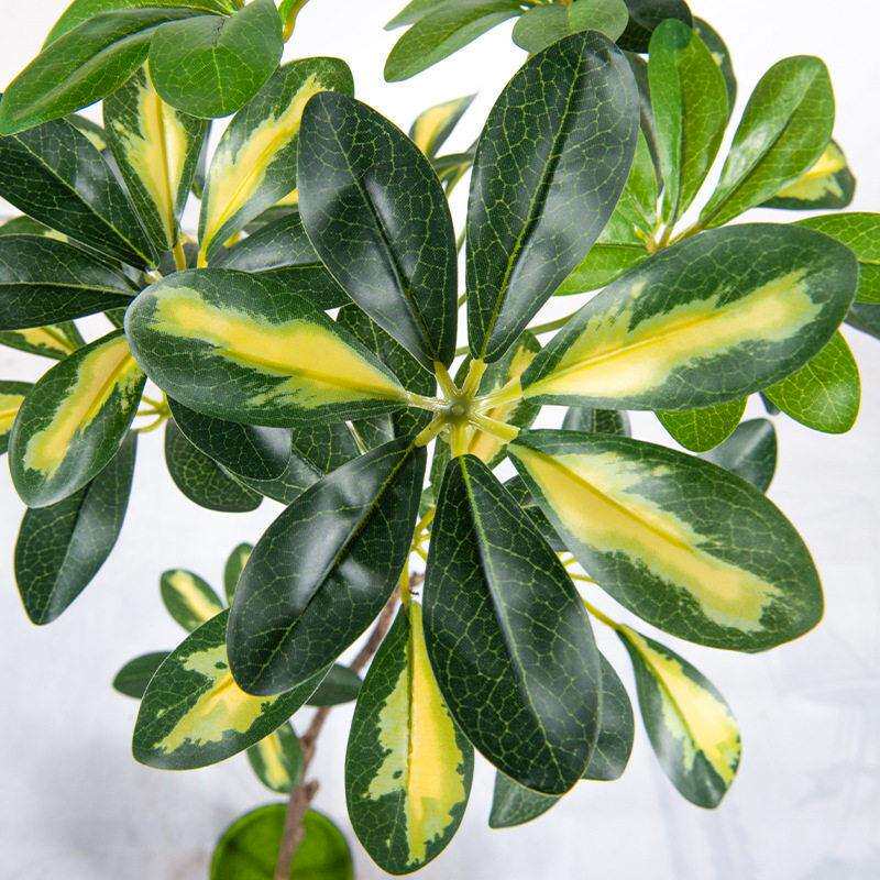 造型仿真绿植鸭脚木客厅盆栽绿植室内大型假植物公落地花叶阳台