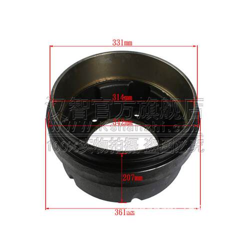 叉车制动毂TCM FD40 C8T8叉车配件24603-02021刹车鼓制动盘驱动锅
