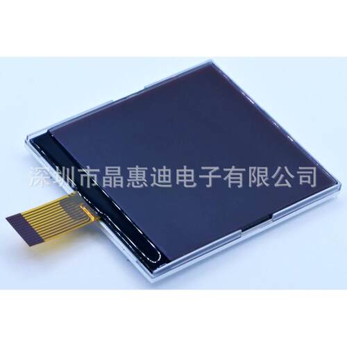 液晶屏/LCD/3.2寸/负显/128128/点阵/FSTN/串口/黑底白字/竖屏