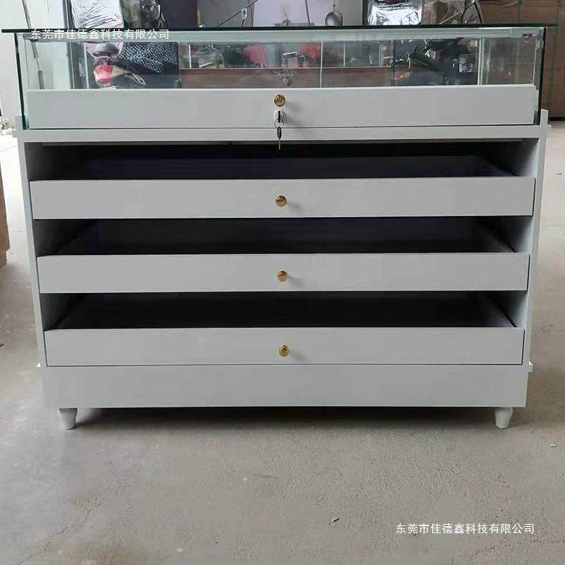 珠宝展示柜珠宝首饰展示柜台玻璃展柜饰品柜陈列柜中岛柜欧式简约