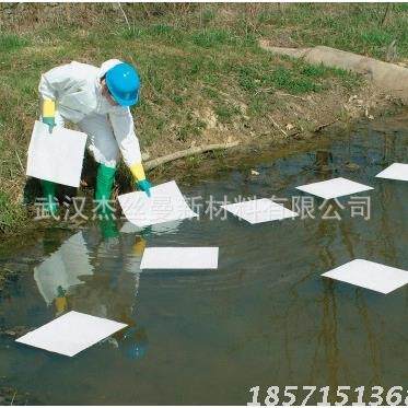 油类吸油毡0.4*0.5m 3mm厚水池吸油纸吸油棉