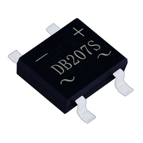 奥德利 厂家直销 DB207S 贴片 DB207桥堆 SOP-4 大芯片 2A 1000V