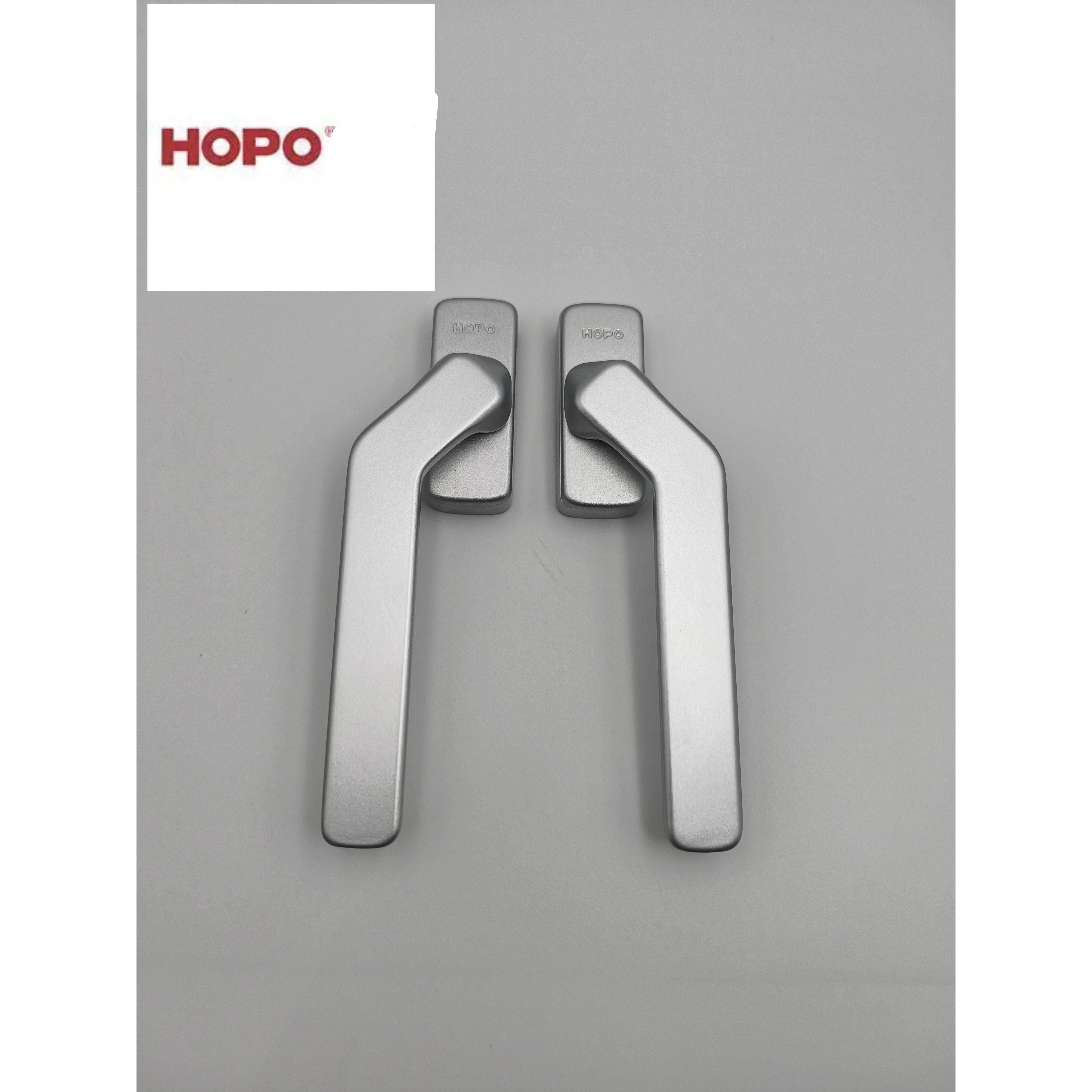 HOPO AH208.歪把手108窗纱一体 断桥窗执手(银色 黑色 古铜色)