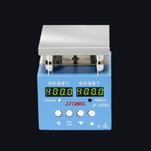 100*100双数显加热平台 恒温加热台 LED维修预热平台加热板JF956S