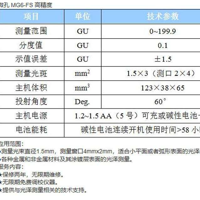 KSJ微孔光泽度仪测光仪MG6-FS小圆弧曲率曲面 MG6-SA小平面宽范围