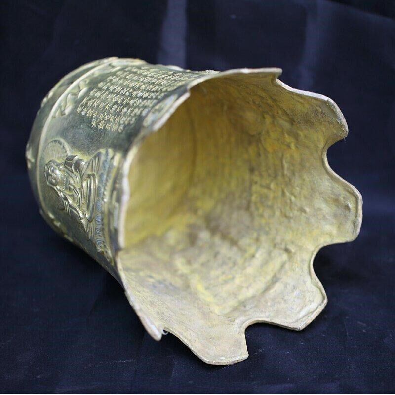 黄铜钟西方三圣钟平安钟观音铜钟龙凤钟寺院用品特大号家居装饰品