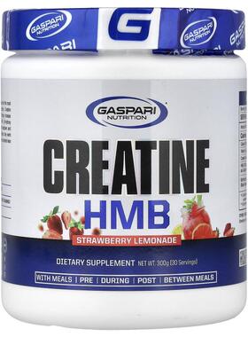 Gaspari Nutrition,Creatine HMB, Strawberry Lemonade, 300 g