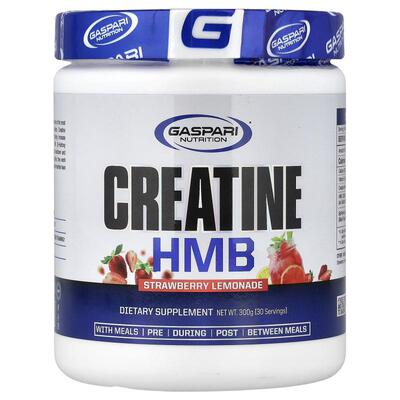 Gaspari Nutrition,Creatine HMB, Strawberry Lemonade, 300 g