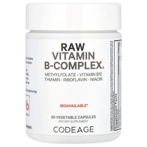 Codeage Raw Vitamin B-Complex未加工复合维生素B