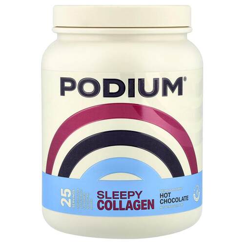 Podium Nutrition,睡眠支持胶原蛋白，热巧克力味，1.39 磅（633