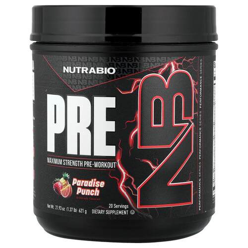 Nutrabio Labs,锻炼前，天堂潘趣，1.37 磅（621 克）