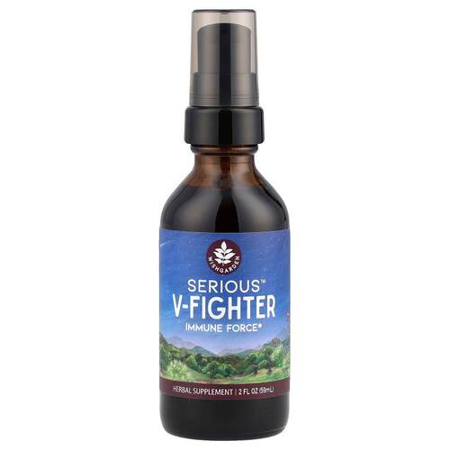 WishGarden Herbs,Serious™ V-Fighter，2 液量盎司（59 毫升）