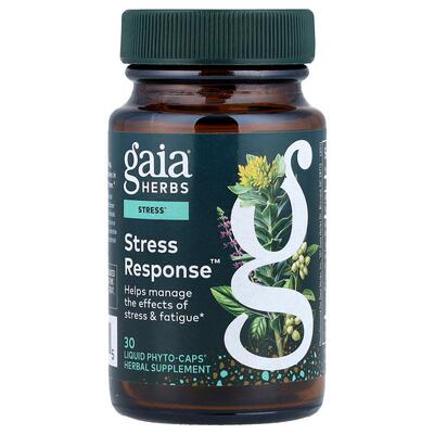 Gaia Herbs,应激反应™，30 粒液体 Phyto-Caps 胶囊