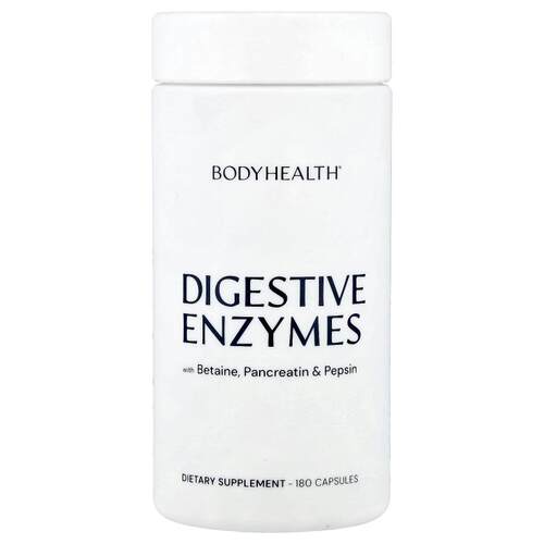 BodyHealth,酶胶囊，含甜菜碱、胰酶和胃蛋白酶